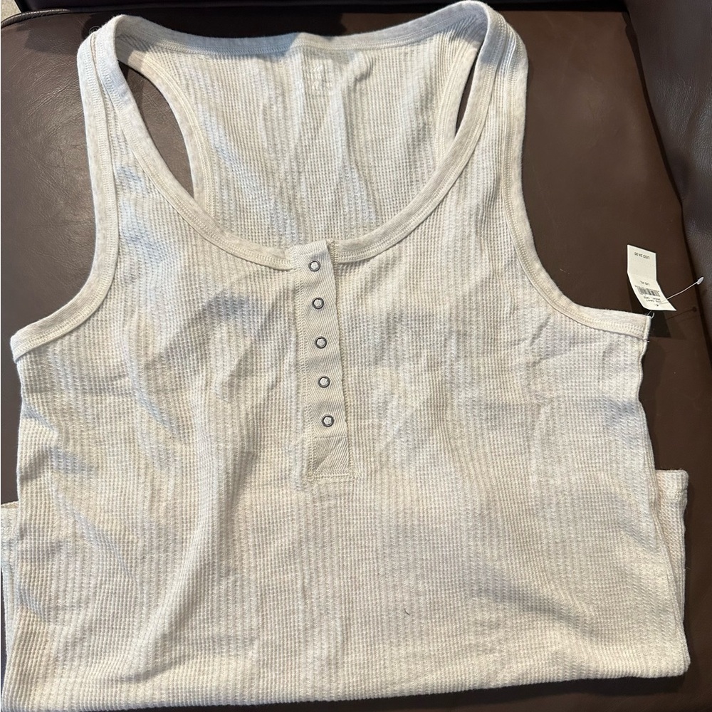 Aerie oatmeal tank size xl
